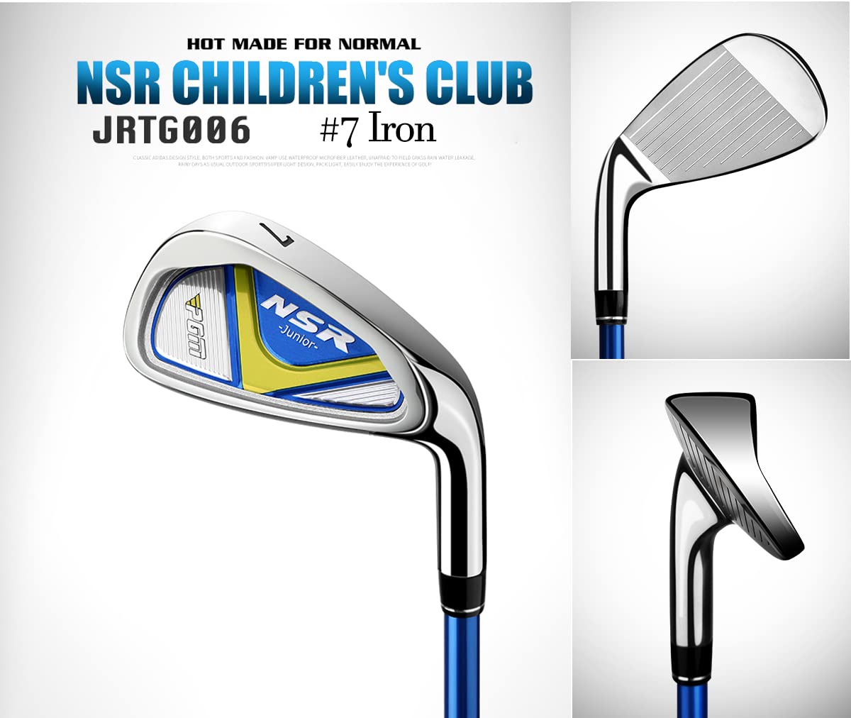 **PGM Junior Golf Club Set for Kids - Right Handed 6-Piece Youth Golf Clubs with Driver, Hybrid, 7 & 9 Irons, Wedge, Putter & Stand Bag - Perfect for Boys & Girls Learning Golf | Includes 2 Headcovers for Protection | Ideal for Backyard Practice, Driving Range & Junior Tournaments**