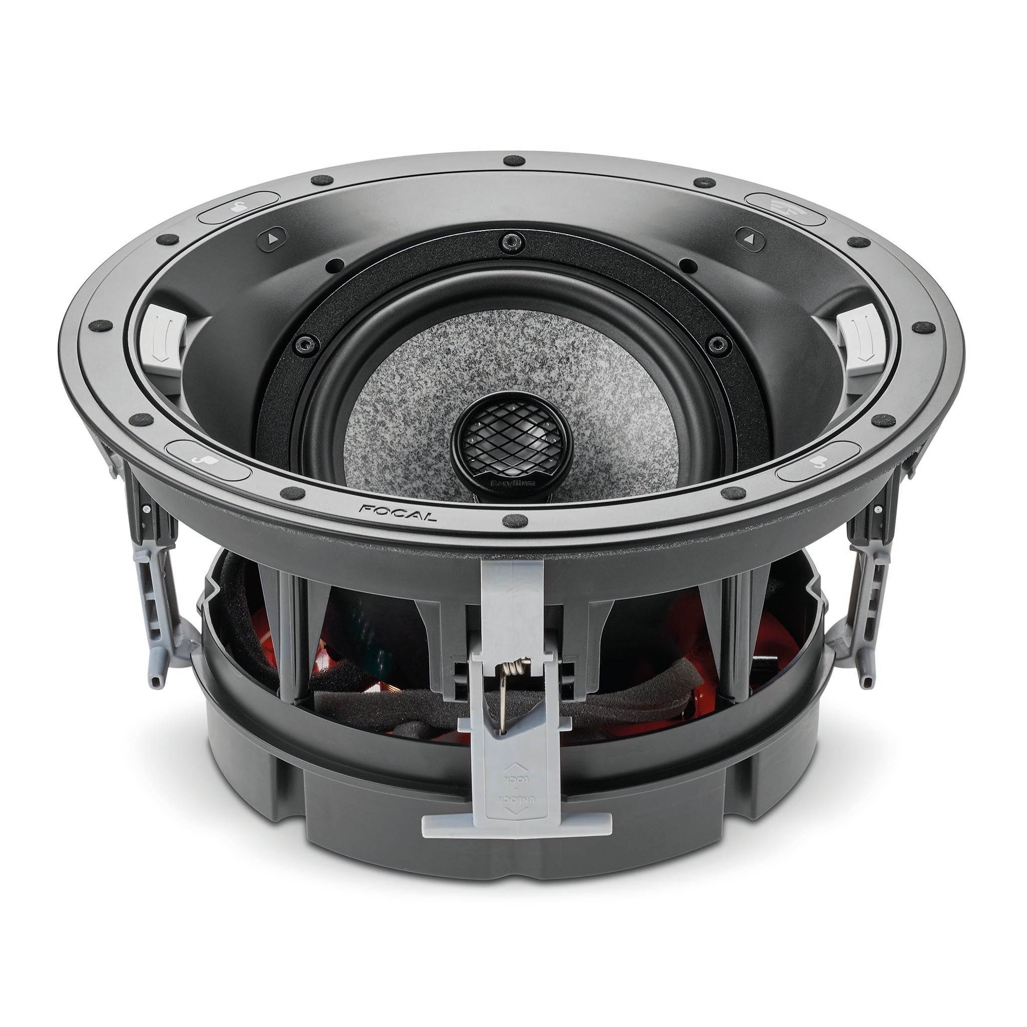 Focal 1000 ICA6 In-Wall/In-Ceiling Speaker - High Performance Home Audio System for Living Room, Bedroom & Home Theater Installation (Single Unit)