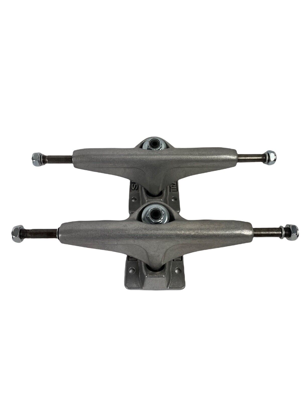 Tracker Trucks 139mm Polished Skateboard Trucks - Hollow Kingpin for 8.25
