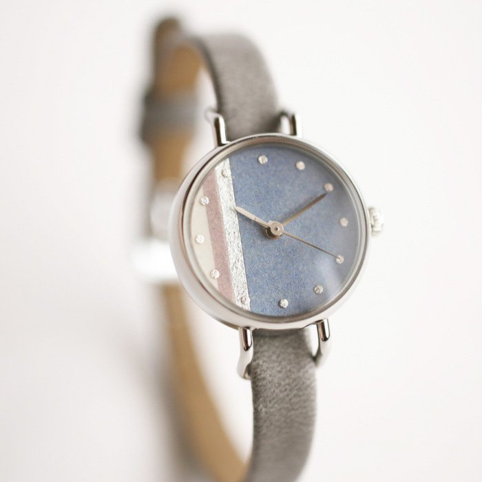 Elegant Women's Wristwatch - Dayflower Blue Japanese Handmade Watch for Women | Perfect for Office, Date Night & Special Occasions