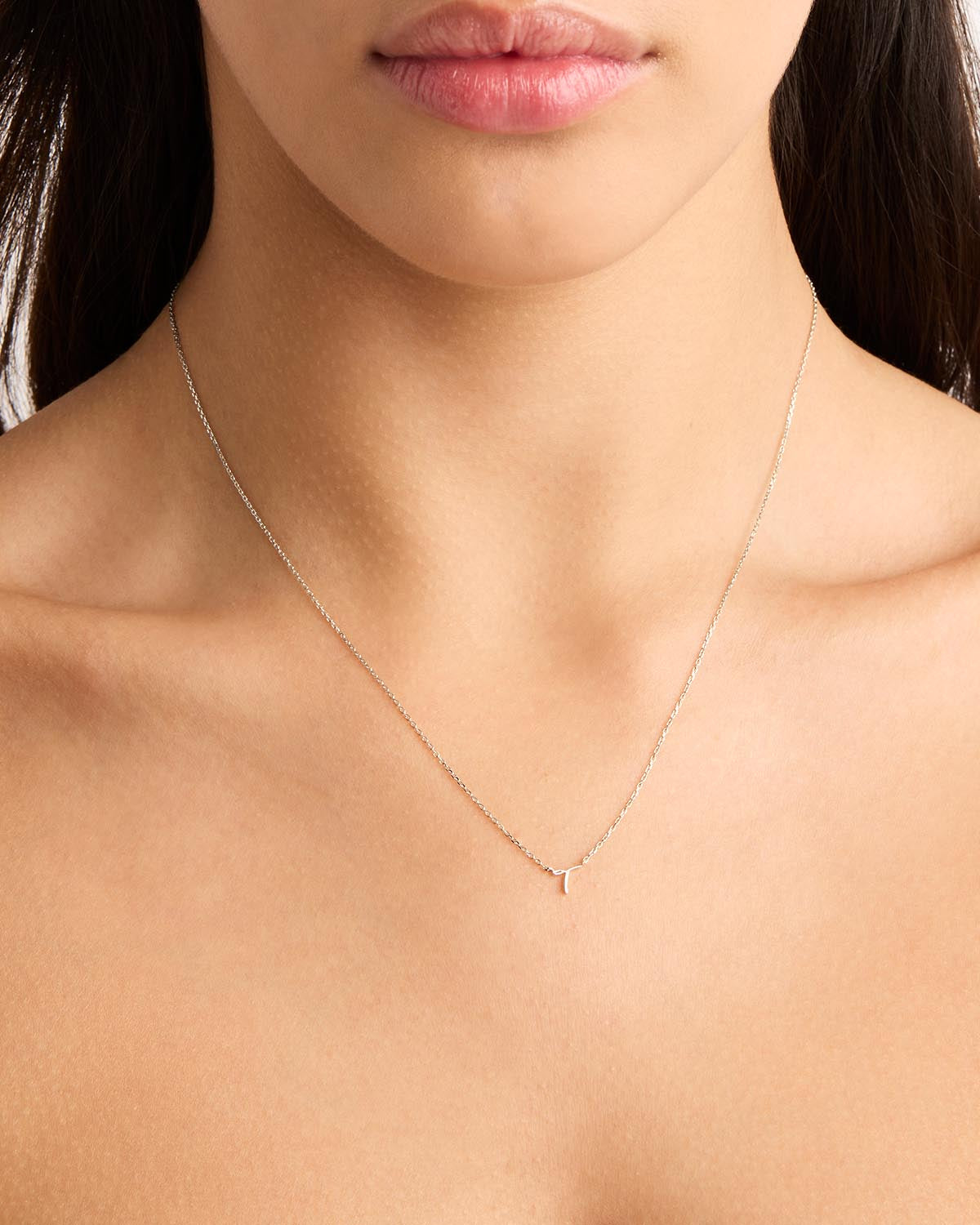 Sterling Silver Love Letter Necklace - Personalized Engraved Pendant for Women - Romantic Gift for Anniversary, Valentine's Day & Special Occasions