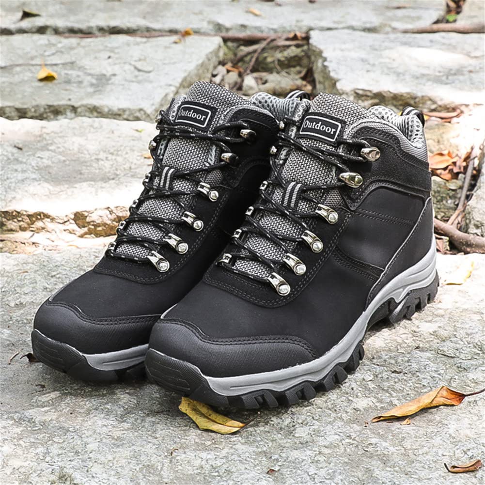 Men's Waterproof Hiking Boots - Lightweight Multi-Terrain Ankle Boots with Camouflage Design for Outdoor Work & Adventure | Durable, Sturdy & Comfortable for Hiking, Camping & Trail Walking