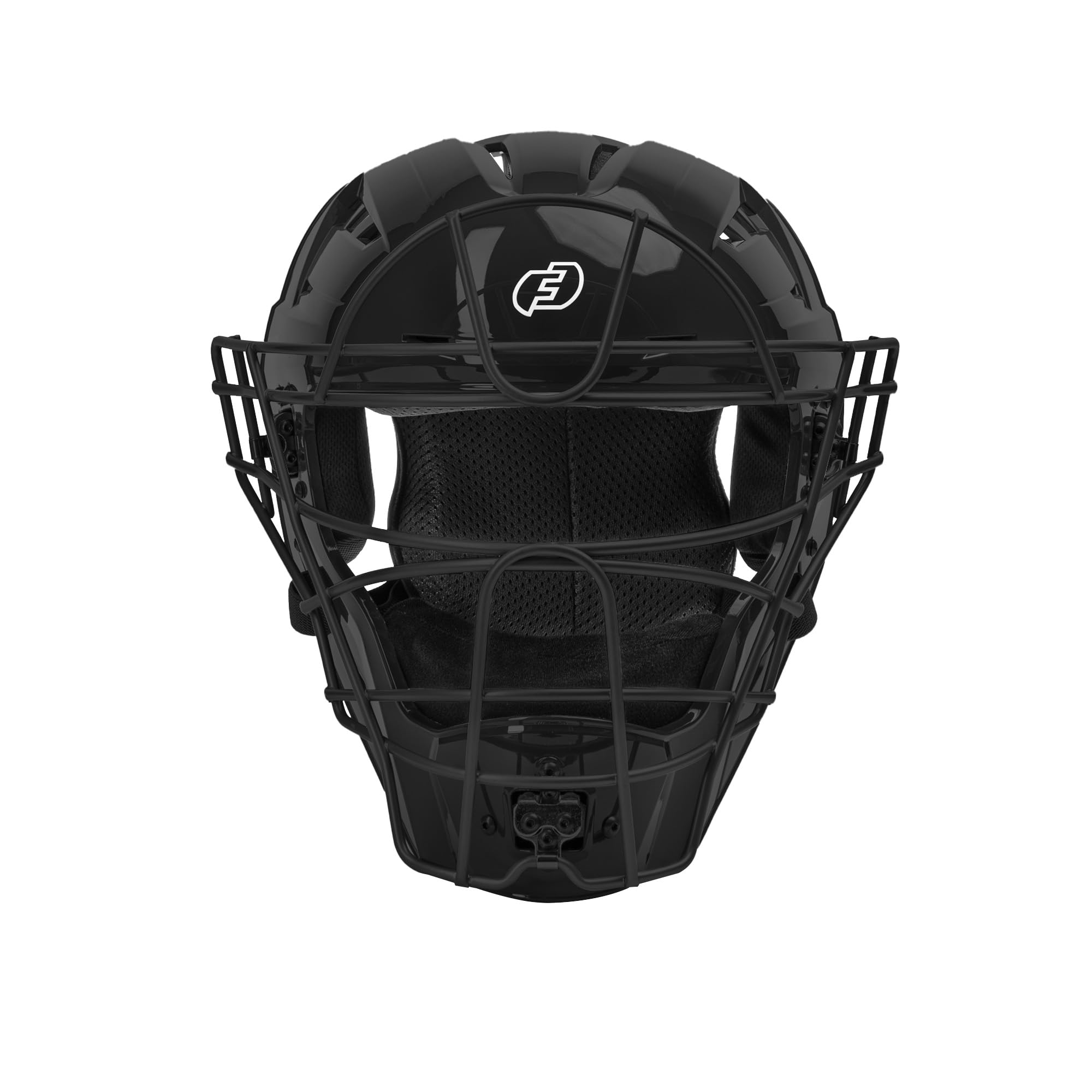 FORCE3 XS3 PRO Catchers Helmet - NOCSAE Certified Gloss Finish Baseball Gear for Catchers | Perfect for Youth & Adult Baseball Games, Training & Practice