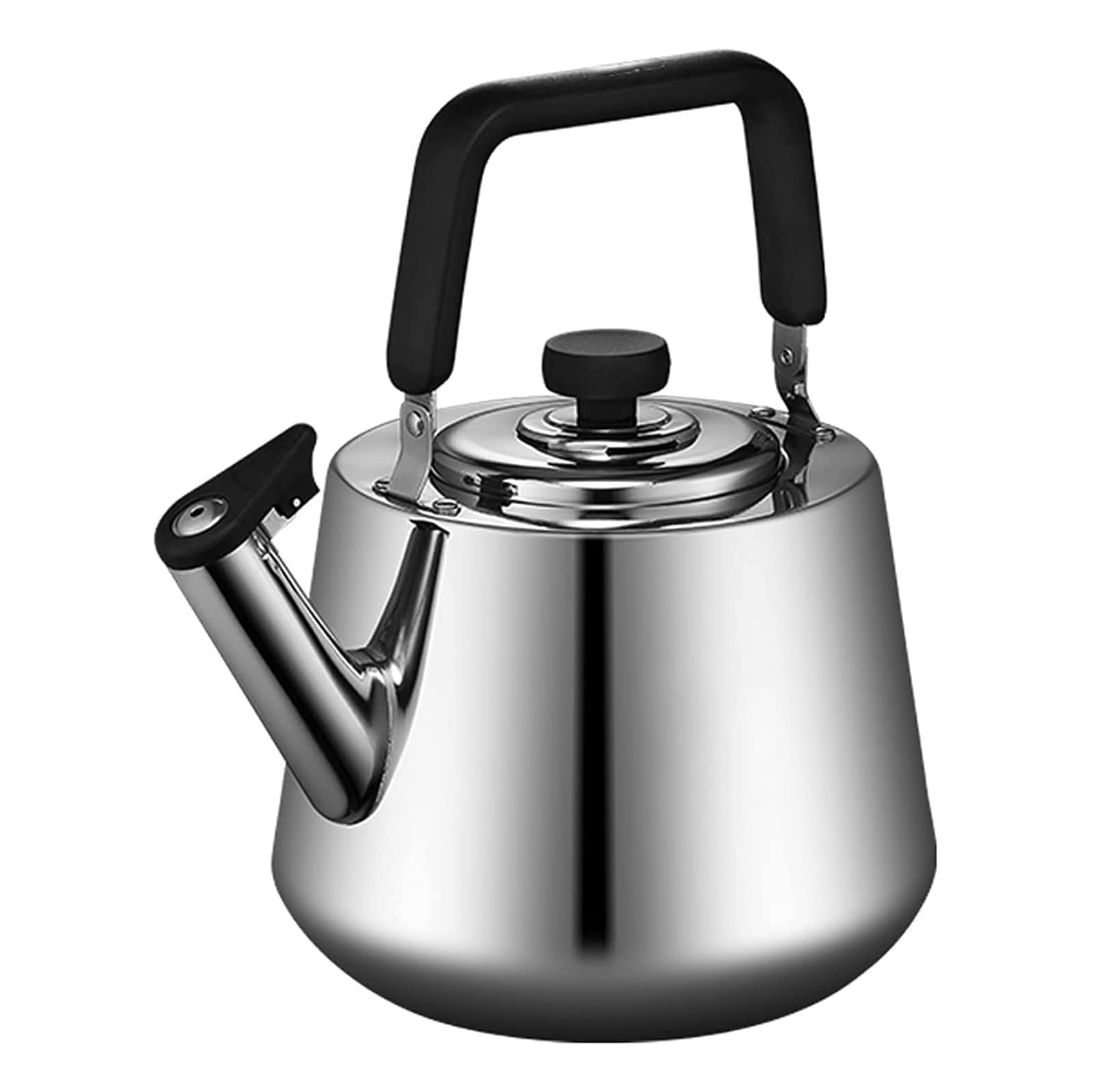 **AIIOW Stainless Steel Whistling Tea Kettle - Stovetop Kettle for Boiling Water, Perfect for Camping, Hiking, Picnics & Travel - Durable & Lightweight for Outdoor Adventures**