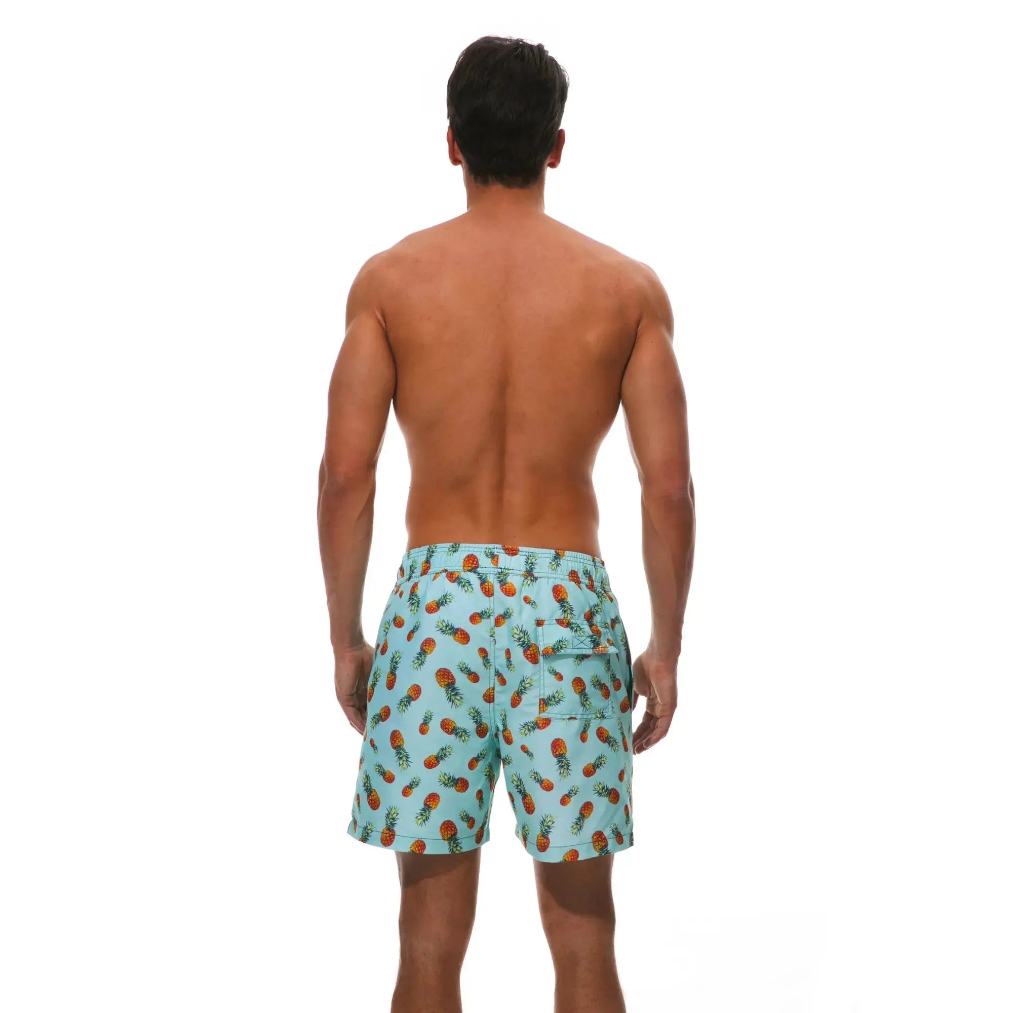 Men's Quick-Dry Swim Trunks with Stylish Print - Comfortable Beach Shorts for Swimming, Surfing & Summer Vacations