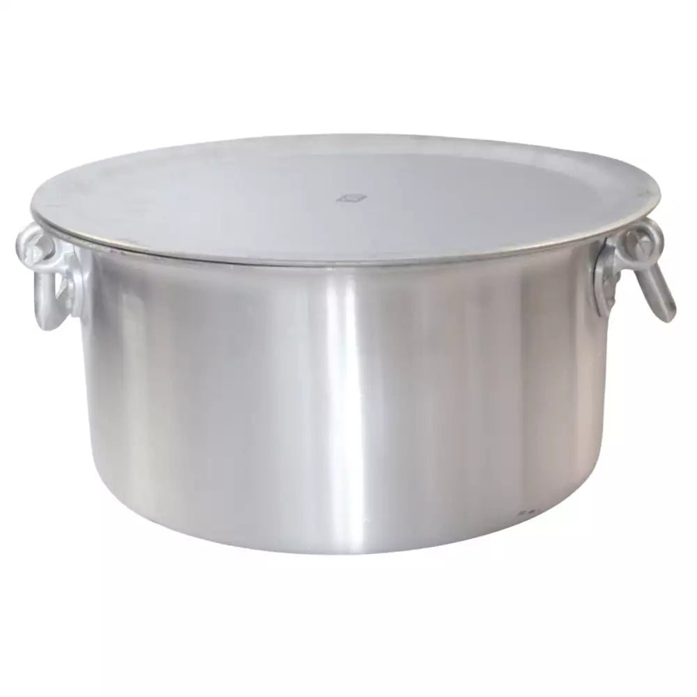 Premium 185L Aluminum Cooking Pot Lid - 12.6kg Heavy Duty Cover for Large Stock Pots & Commercial Kitchens - Perfect for Restaurants, Catering & Bulk Food Preparation