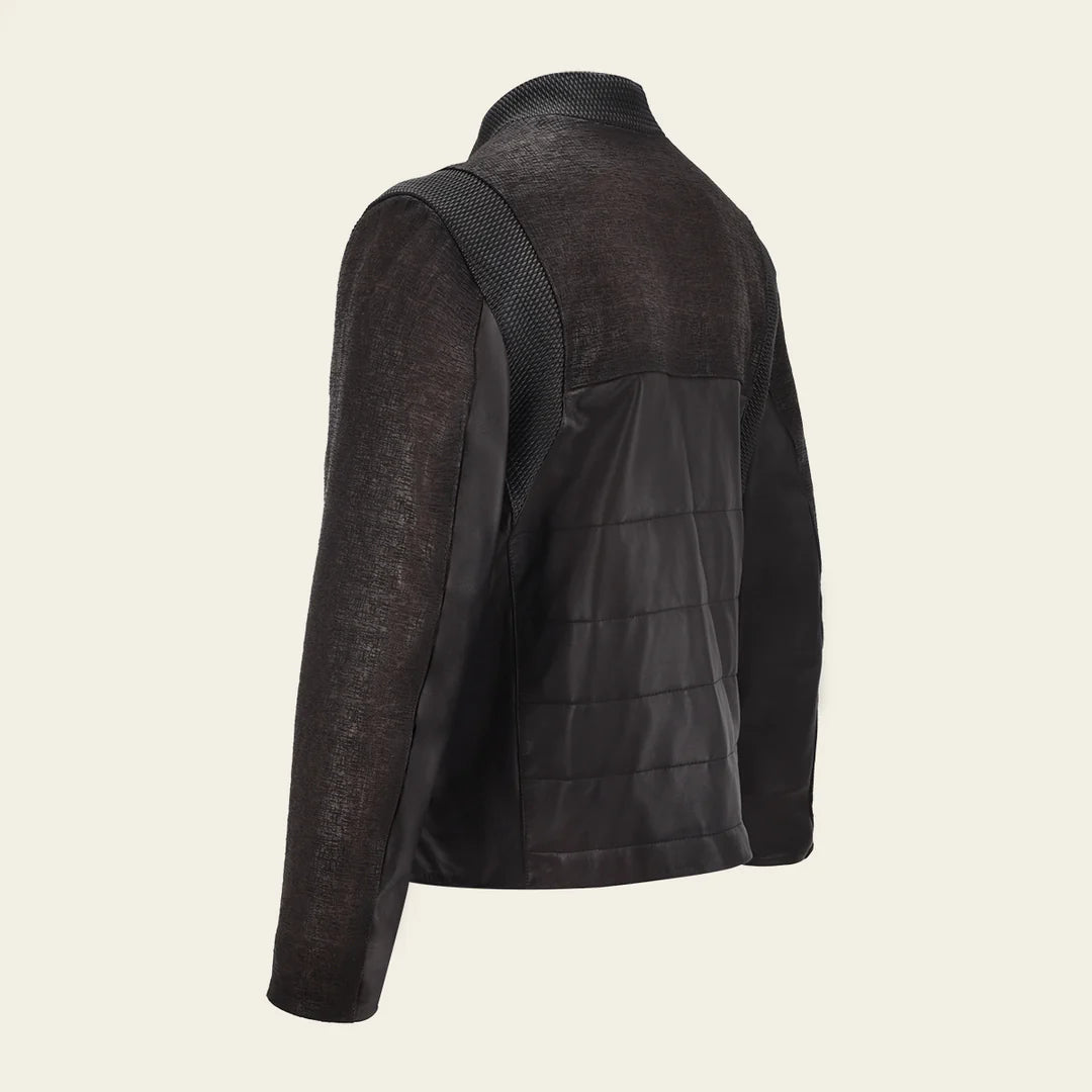 Cuadra Moka Casual Fashion Leather Jacket for Men - Stylish & Comfortable Outerwear for Everyday Wear, Work & Travel | H349BOC