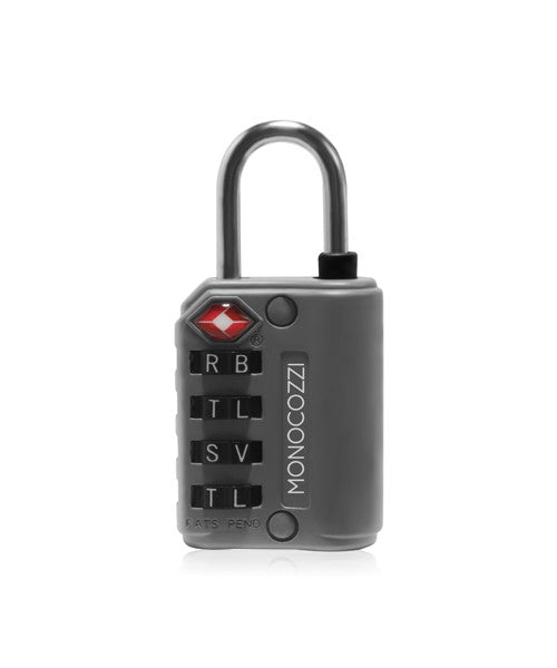Monocozzi TSA Approved 4-Dial Combination Luggage Lock - Secure Travel Suitcase Lock for Airports, Hotels & Backpacks | Bon Voyage Travel Accessory