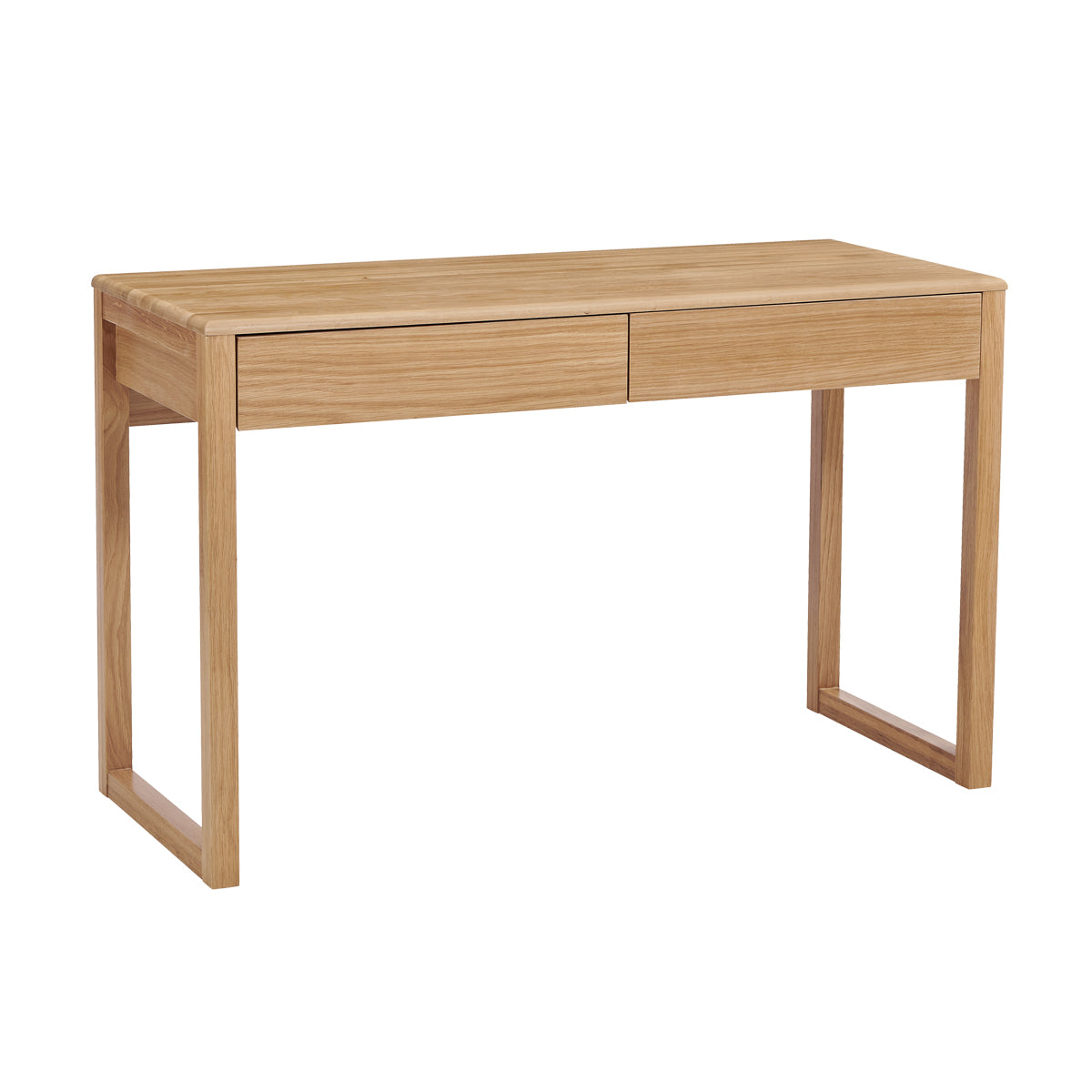 Premium Oak Avalon Desk - Solid Wood Home Office Desk with Spacious Work Surface, Ergonomic Design for Comfortable Working - Perfect for Home Office, Study Room, or Workspace