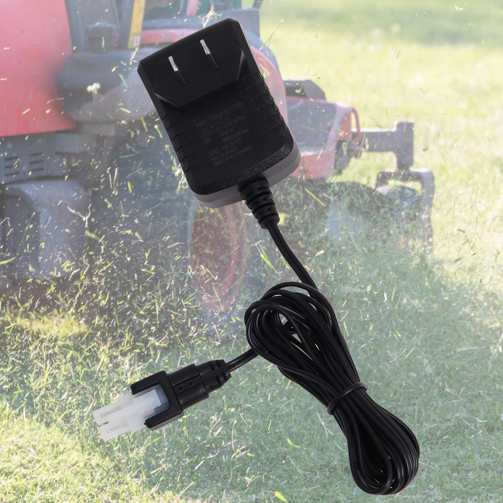 136-9126 12V Battery Charger Compatible with Toro & Lawnboy 104-7401 1141588 - Fast Charging for Lawn Mowers, Snow Blowers & Outdoor Power Equipment