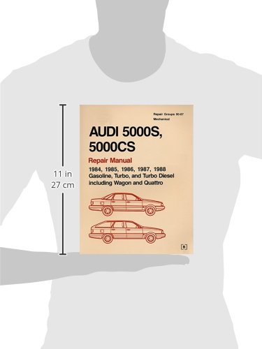 Audi 5000s & 5000cs Factory Repair Manual 1984-1988 - Complete Guide for Gasoline, Turbo & Turbo Diesel Models Including Wagon & Quattro (2 Volume Set) - Perfect for DIY Mechanics & Professional Technicians