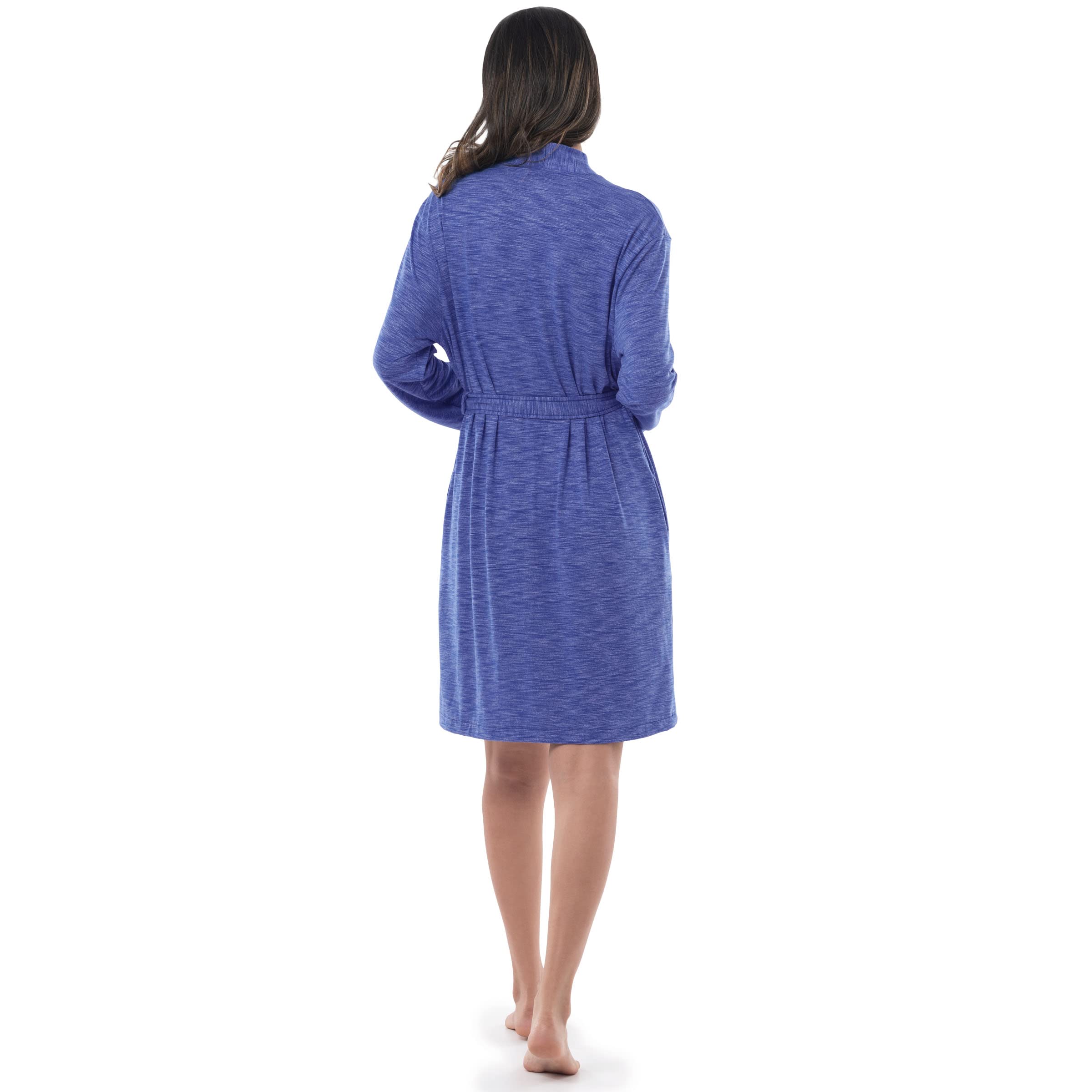 Fruit of the Loom Women's Breathable Cotton Robe - Soft & Comfortable Bathrobe for Spa, Lounge & Relaxation at Home