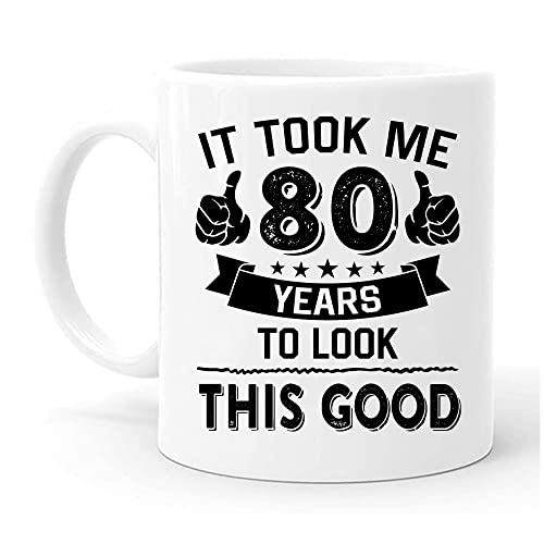 80th Birthday Mug