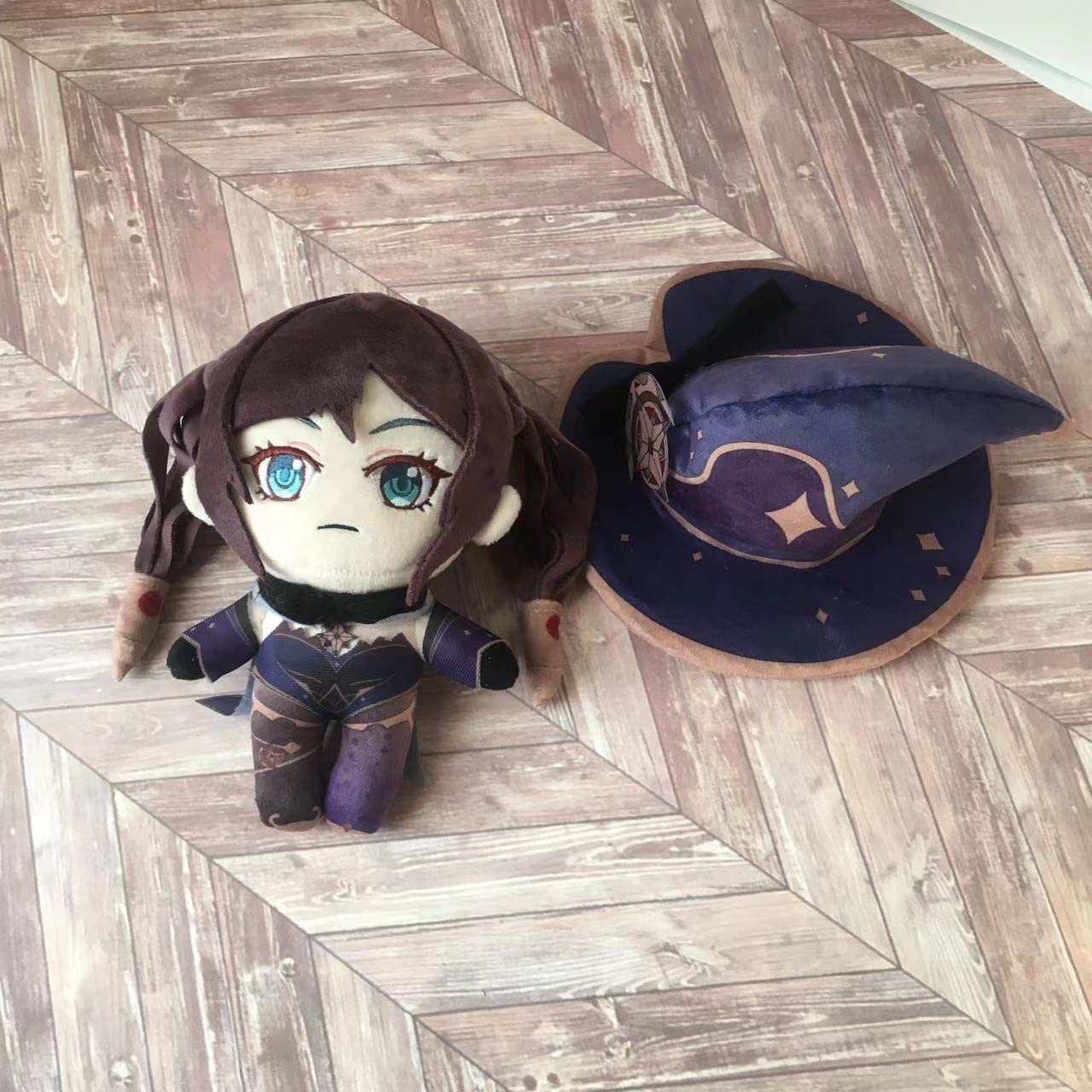 Genshin Impact Mona Plush Doll - Cute Anime Game Collectible, Perfect Gift for Boys, Girls & Anime Fans | Great for Cosplay, Room Decor & Gaming Enthusiasts