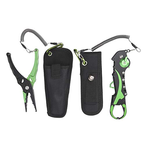 **Premium Fishing Pliers Set – Multifunctional Folding Fishing Tool with Braid Cutter, Split Ring & Lure Grip – Perfect for Saltwater & Freshwater Anglers – Ideal for Bass, Trout & Offshore Fishing**
