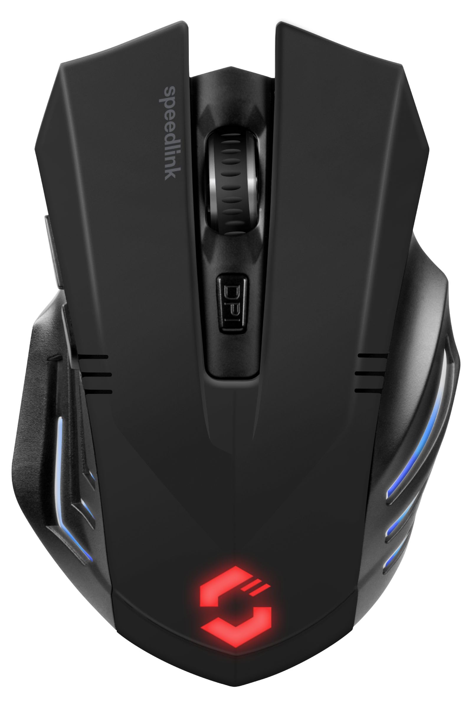 Speedlink FORTUS Wireless Gaming Mouse - 5 Programmable Buttons, LED Lighting, Ergonomic Design for PC & Laptop Gamers - Perfect for FPS, MOBA & MMO Gaming (Black)