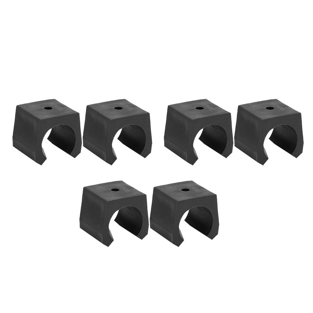 6Pcs Plastic Billiards Pool Cue Holder Clips - Single Fishing Pole Rod Holder Clips for Billiards, Fishing, and Storage Organization - Perfect for Game Rooms, Bars, and Tackle Boxes