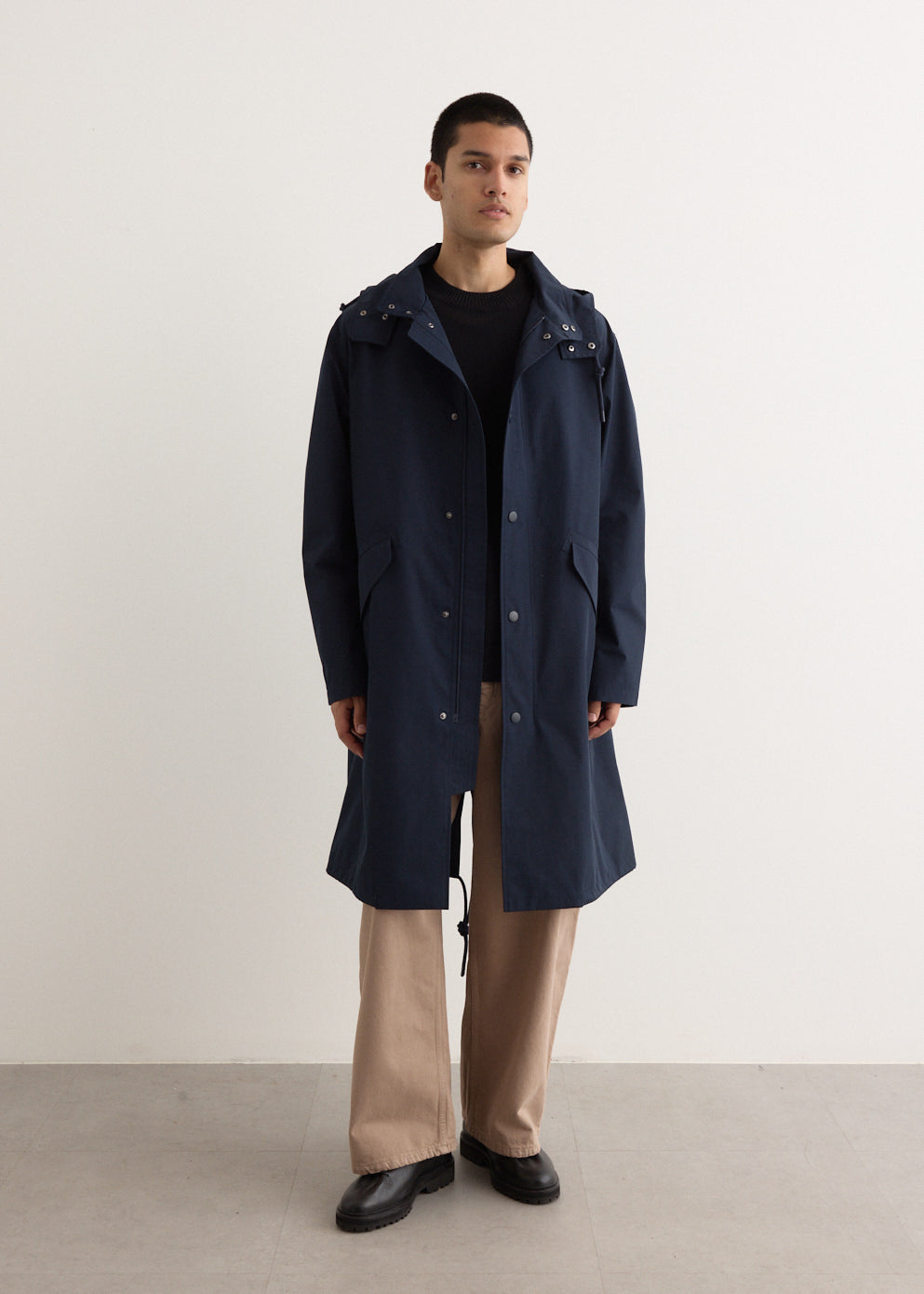 Men's Winter Parka Jacket - Antonin Psajb M30202Iak Navy Blue - Waterproof Windproof Cold Weather Coat for Outdoor Activities & Daily Wear