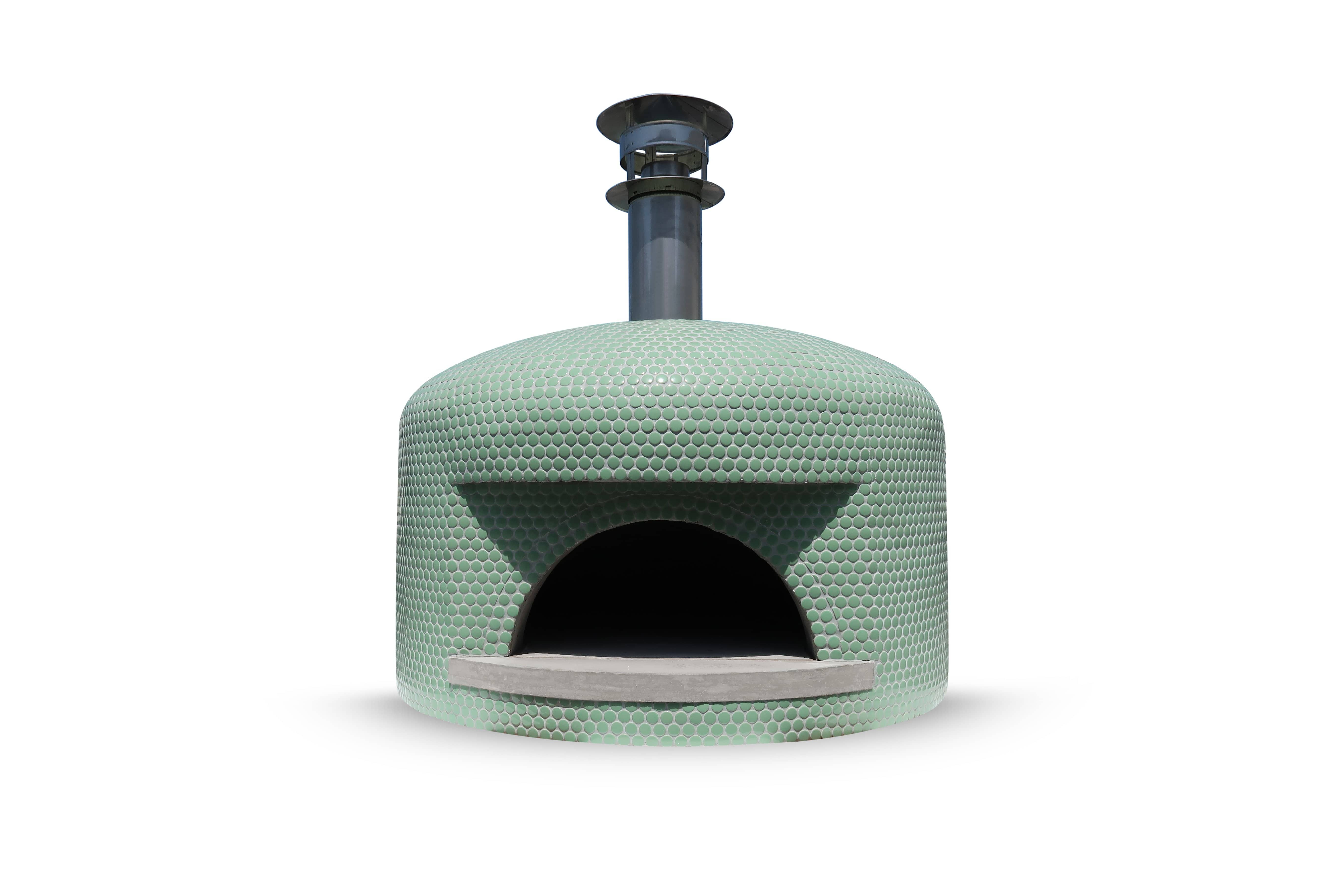 Garzoni Mosaic Pizza Oven - Pre-Assembled Outdoor Wood Fired Pizza Maker for Backyard, Patio & Garden Cooking | Perfect for Italian Style Pizza, Bread & Roasting