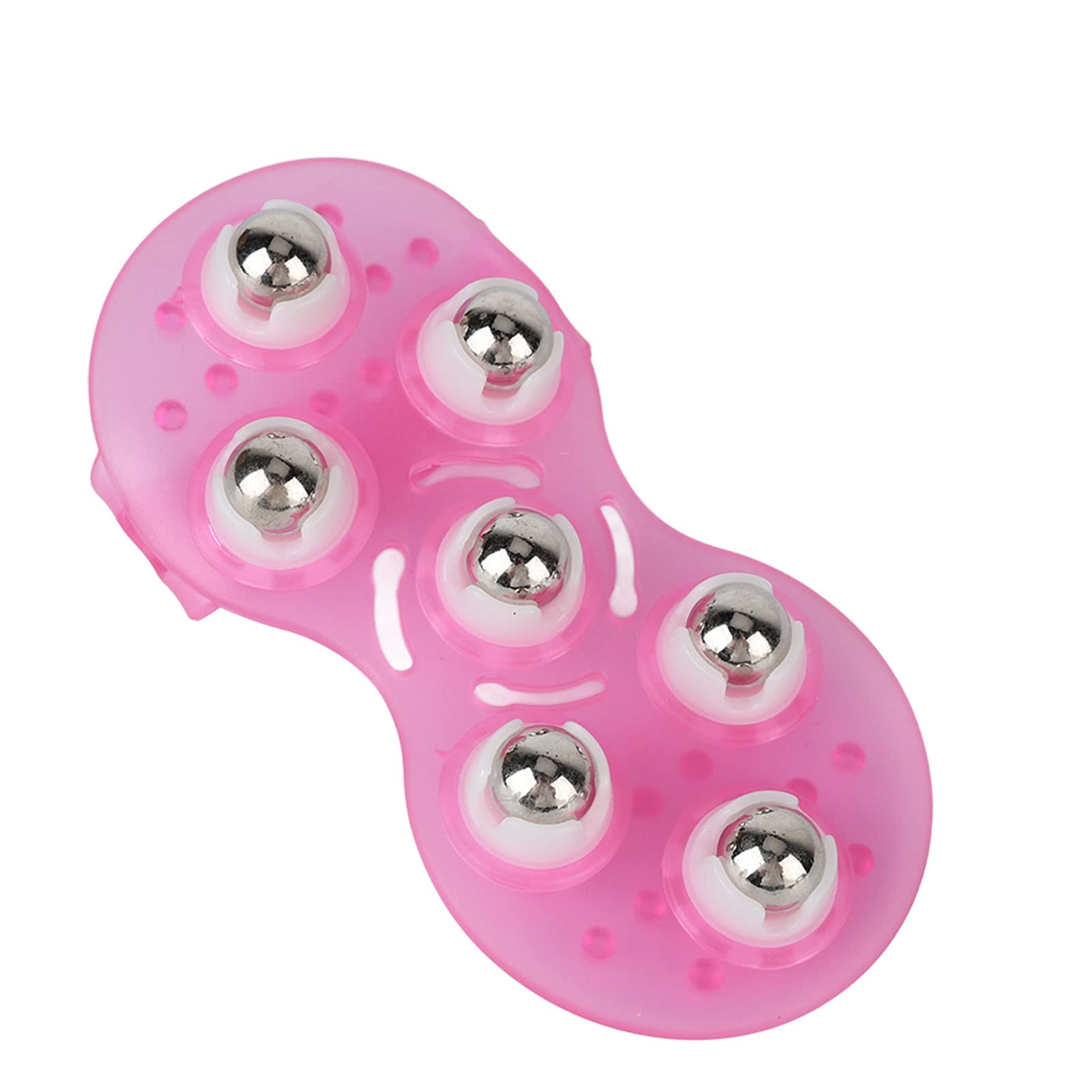 Handheld Massager with 7 Steel Balls - 360° Rotation Massage Glove for Muscle Relaxation & Body Contouring - Perfect for Neck, Arm, Hand & Foot Massage - Ideal for Home, Office & Travel Use