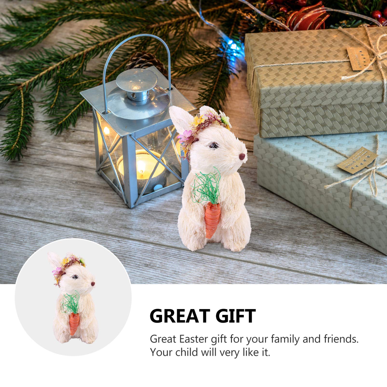 ABOOFAN Mini Bunny Foam Figurine - Cute Desk Decor for Office, Home & Kids Room | Stress Relief Toy & Collectible Gift for Bunny Lovers