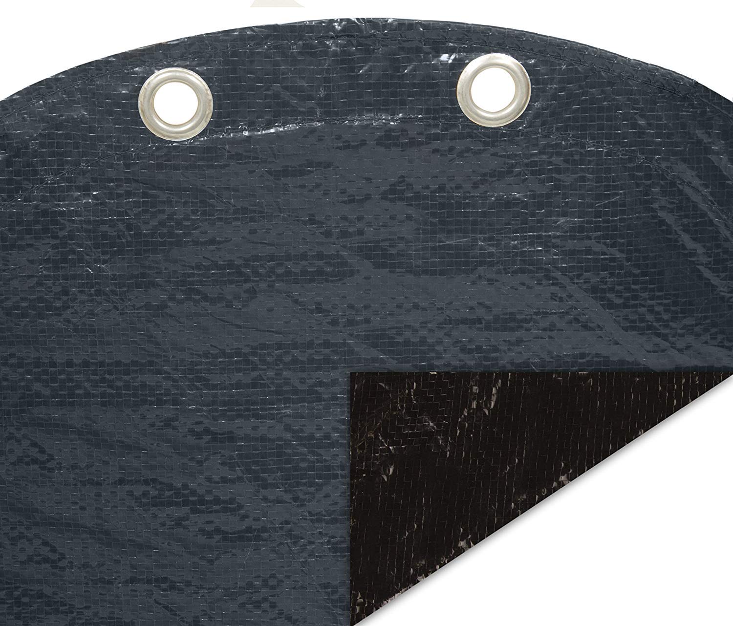 Buffalo Blizzard 33-Foot Round Heavy Duty Winter Pool Cover for Above Ground Swimming Pools - Blue/Black Reversible Design with 3-Foot Extra Material for Secure Installation | All-Season Protection & Winterizing Solution | Perfect for Snow, Ice, and Leaf Protection During Cold Months
