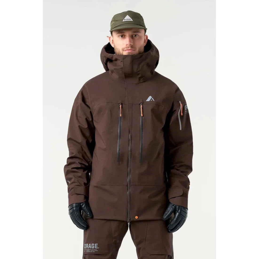 Orage Men's Mountain X Spurr 3L Waterproof Jacket 2025 - Lightweight Hiking & Skiing Outerwear for Outdoor Adventures