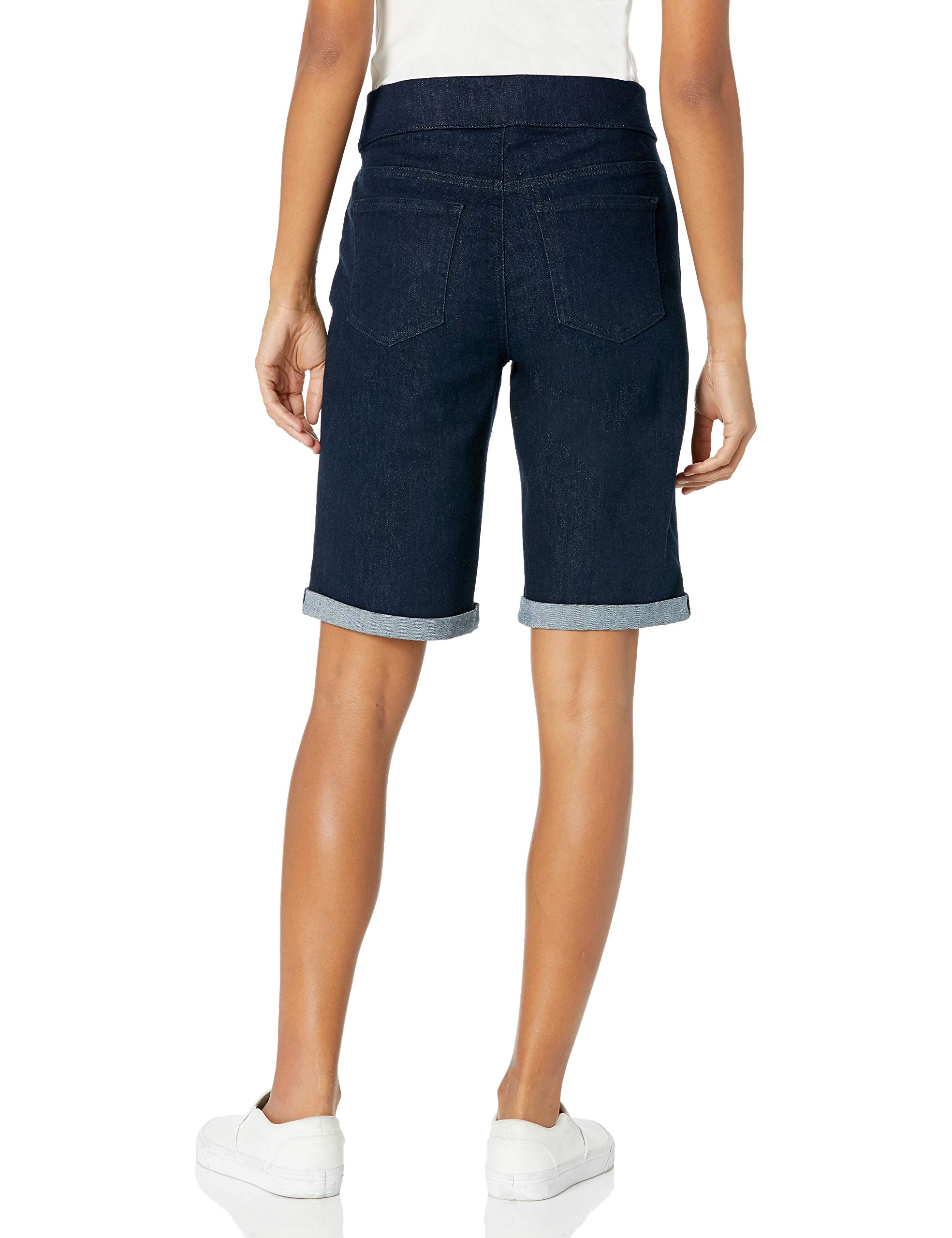 NYDJ Women's Roll Cuff Pull-On Shorts for Casual Wear