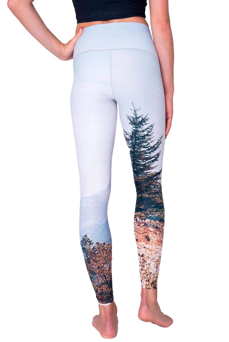 Colorado Threads Mountain Vista Yoga Pants for Women - High Waisted Workout Leggings with Pockets for Running, Gym & Lounge Wear
