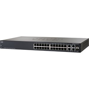 Cisco SG300-28 28-Port Gigabit Managed Switch | Layer 2/Layer 3 Business Network Switch | SRW2024-K9 Model | Ideal for Office Networks, Data Centers & Small Business IT Infrastructure