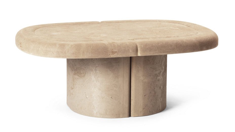 Modern Alder Wood Oval Lounge Table by Mater - Perfect for Living Room, Patio & Office Decor