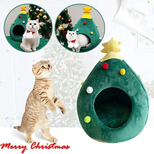 Cozy Cat Igloo Bed - Warm Pet Cave for Indoor Cats & Puppies | Perfect for Winter & Christmas