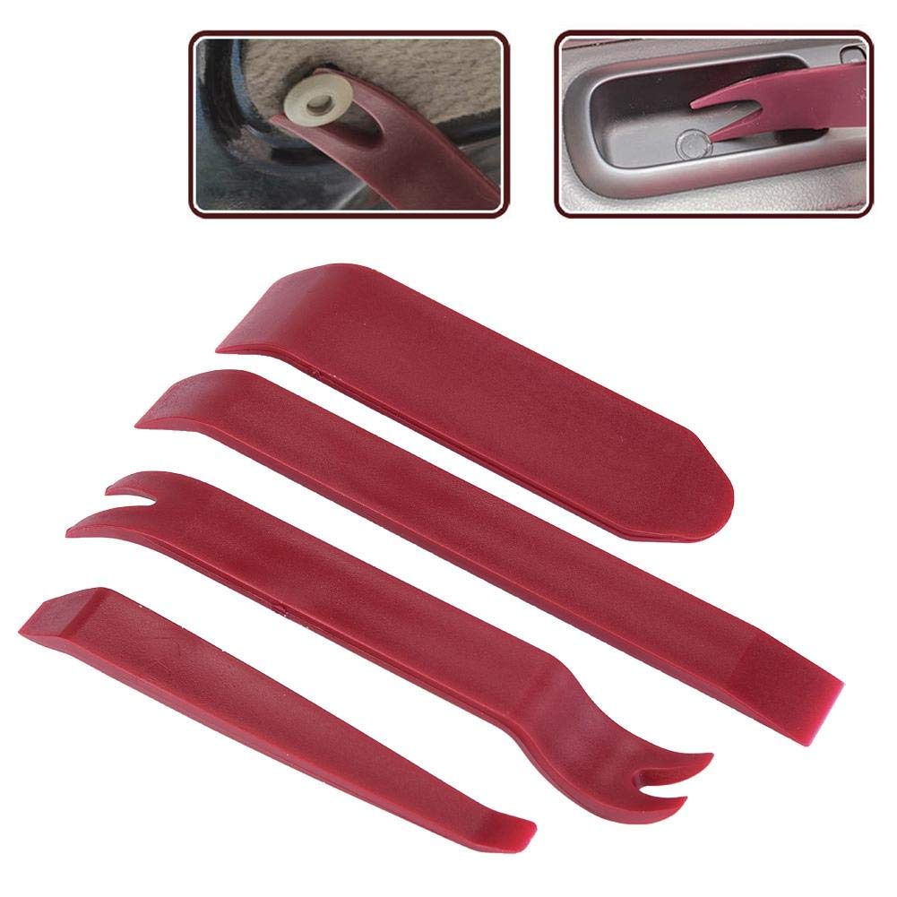 4Pcs Car Panel Removal Tool Kit - No Scratch Auto Trim Pry Tools for Stereo Radio Installation & Dashboard Repair | Perfect for DIY Car Maintenance & Professional Detailing