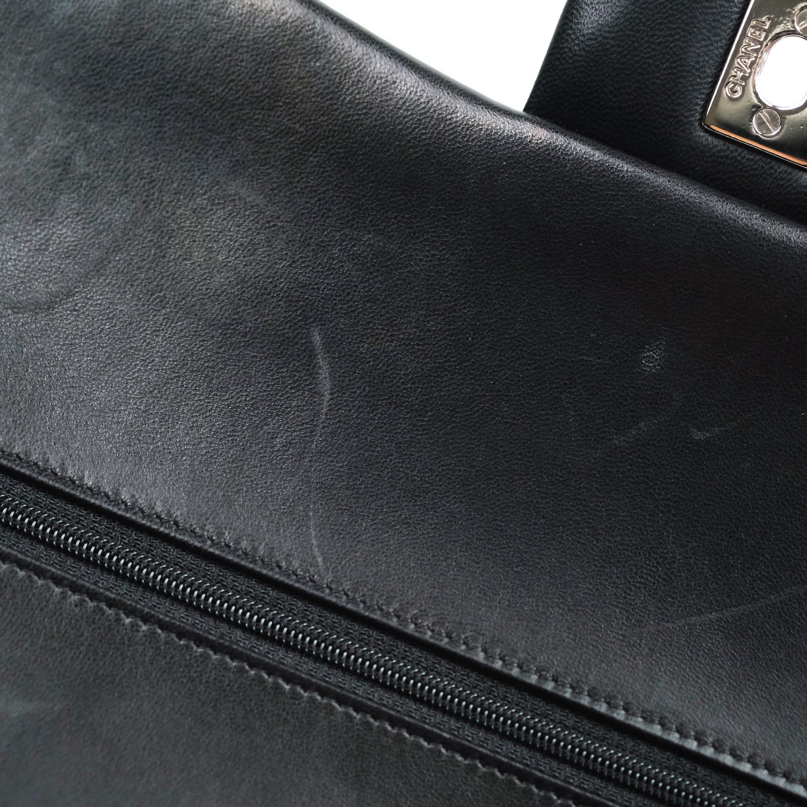 Chanel Classic Jumbo Double Flap Bag Black Lambskin Leather with Silver Hardware - Luxury Designer Handbag for Women, Perfect for Evening Events & Special Occasions