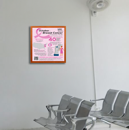 20x20 Inch Wooden Poster Frame - Wall Mounted Swing Frame for Art, Photos & Posters - Perfect for Home, Office & Gallery Displays