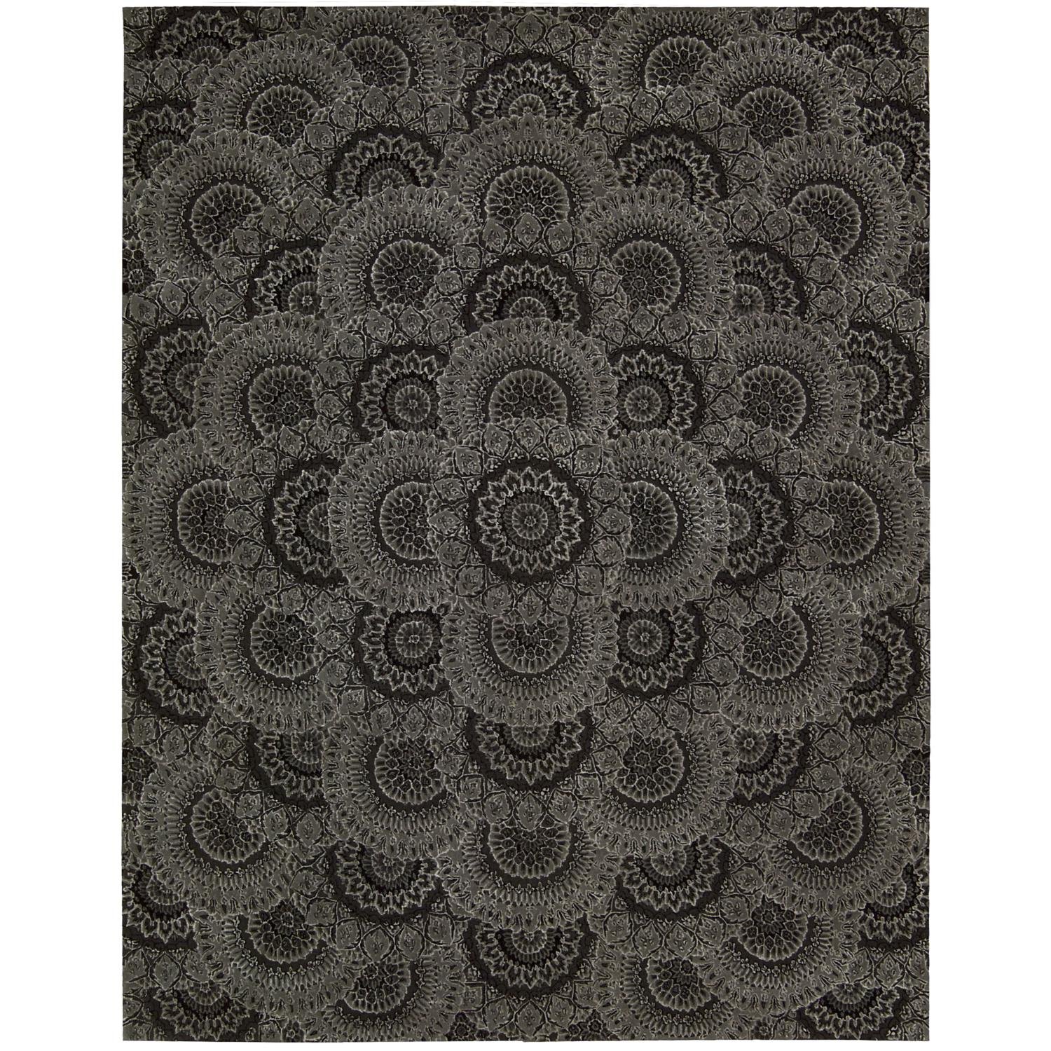 Nourison 2000 Traditional Black/Grey 7'9