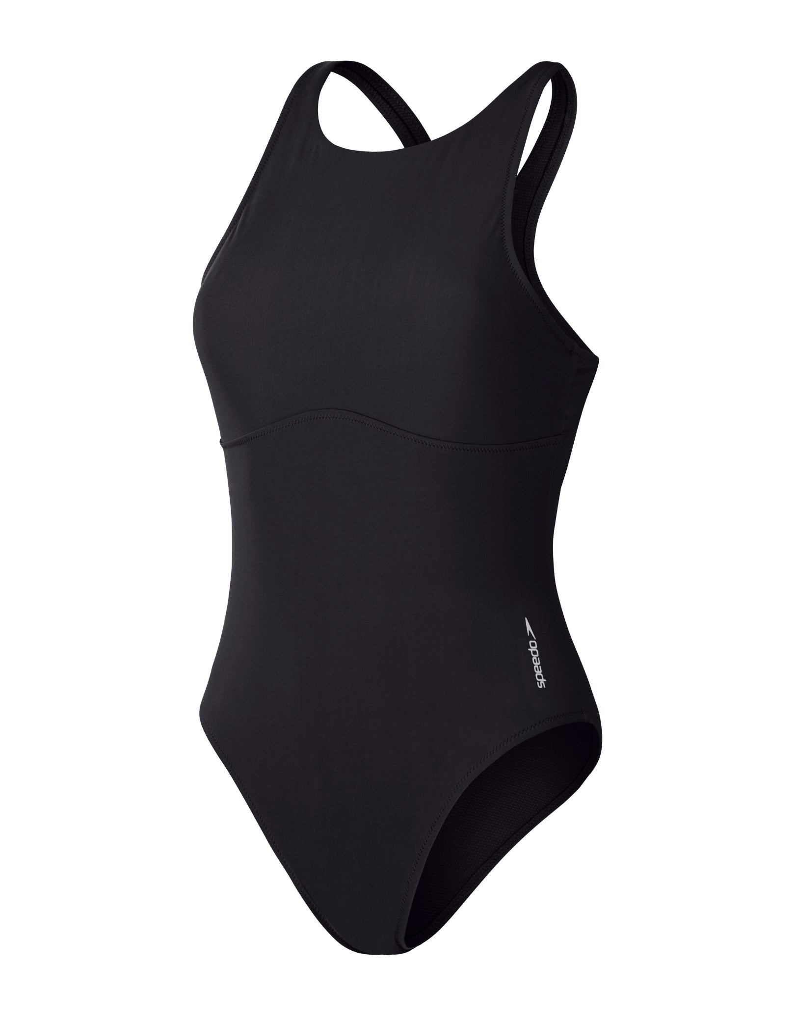 High Neck Cross Back One Piece Swimsuit for Women - Dark Grey - Perfect for Swimming, Beach Vacations & Summer Activities
