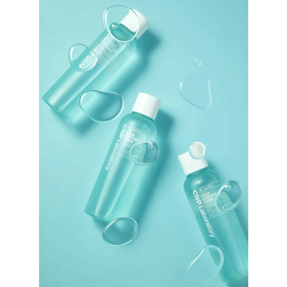 CNP Laboratory Aqua Soothing Toner Special Set 200ml - Hydrating Facial Toner for Sensitive Skin | Korean Skincare for Dryness & Redness Relief | Perfect for Daily Calming Routine & Post-Treatment Care