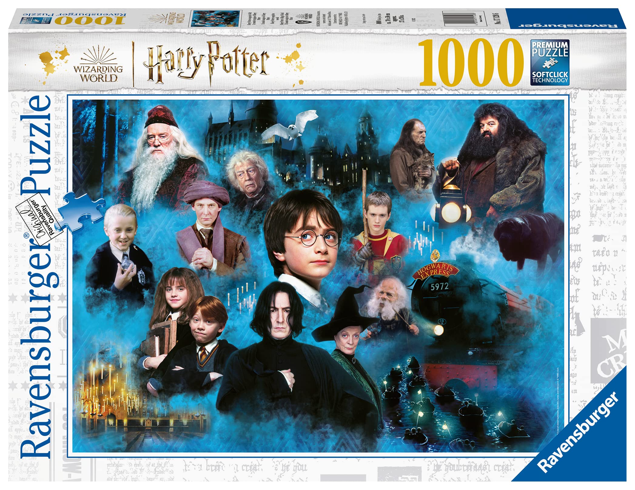 Ravensburger Harry Potter Magical World 1000-Piece Adult Jigsaw Puzzle - 17128 | Perfect for Family Game Nights, Relaxation & Harry Potter Fans