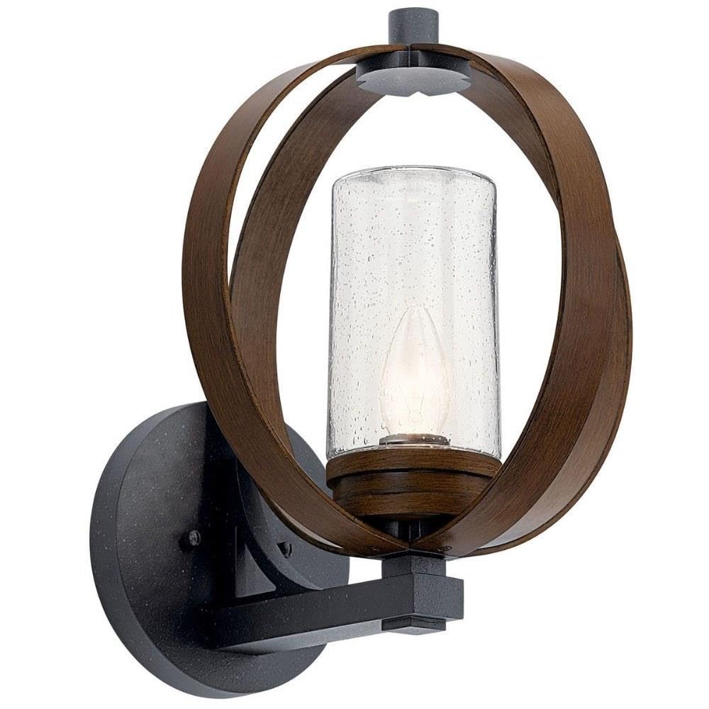 Rustic Outdoor Wall Lantern - 15.25