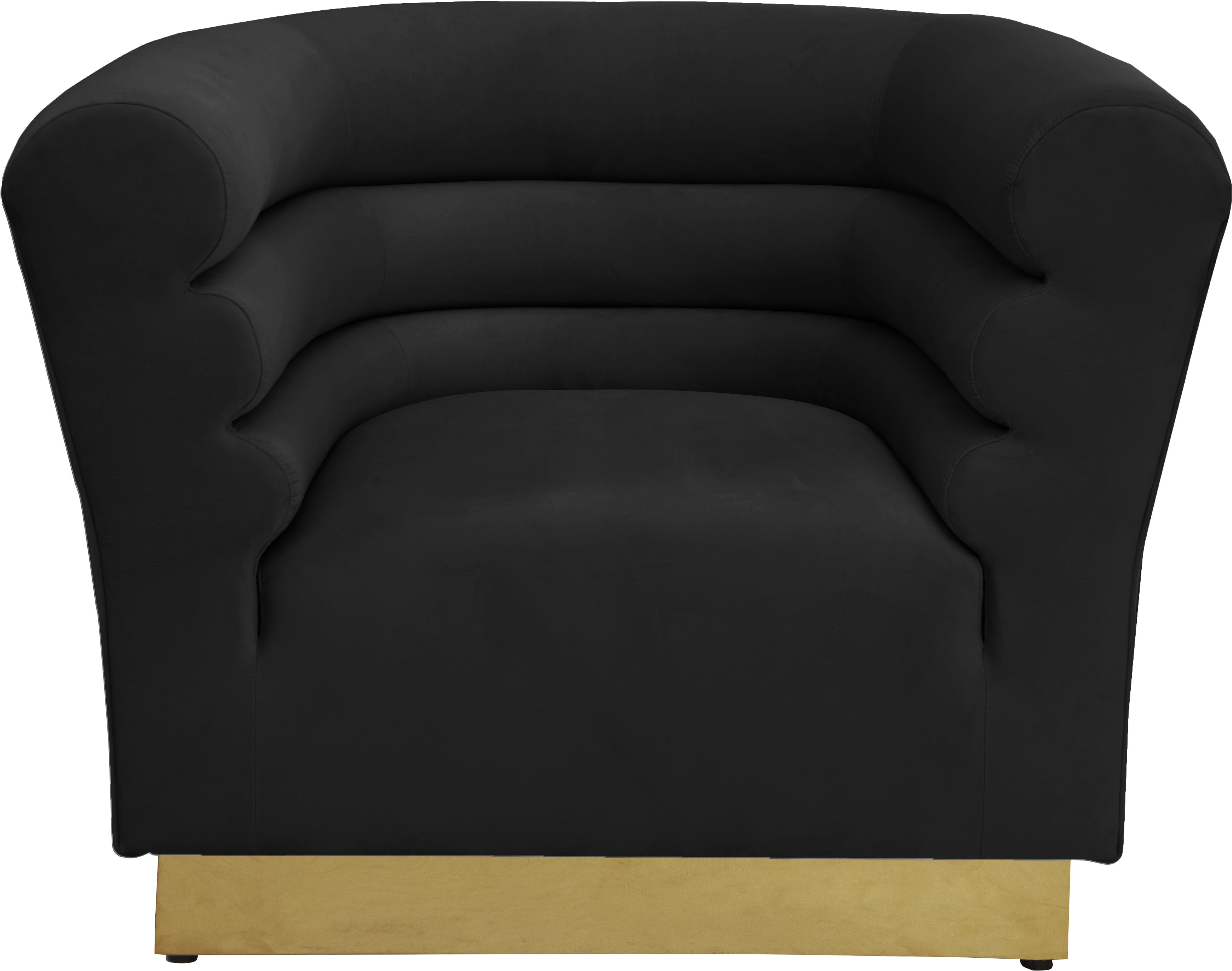 Bellini Velvet Chair - Modern Accent Armchair for Living Room, Bedroom & Office - Plush Upholstered Lounge Chair with Sturdy Metal Legs - Perfect for Home Decor, Reading Nook or Cozy Corner