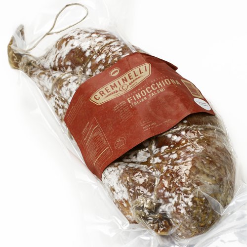 Creminelli Finocchiona Salami - 2.75 lb Bulk Pack | Authentic Italian Dry Cured Sausage | Perfect for Charcuterie Boards, Sandwiches & Gourmet Gifts