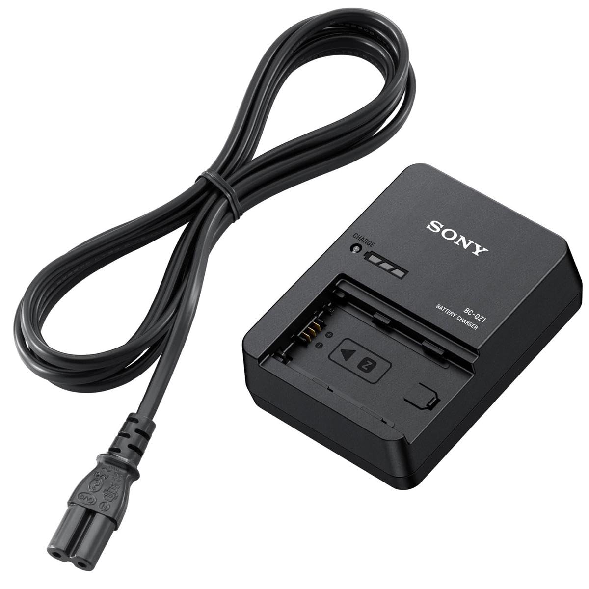 Sony BCQZ1 Z-Series Battery Charger - Fast Charging for Sony Cameras | Perfect for Travel & Professional Photography (Black)