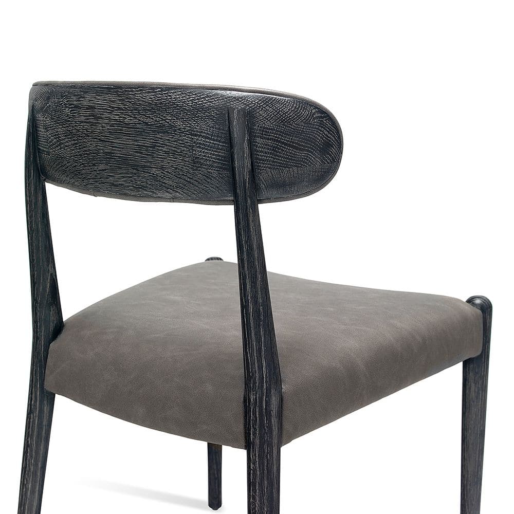 Adeline Dining Chair - Modern Wooden Dining Room Chair with Upholstered Seat - Perfect for Kitchen, Dining Room, and Home Office Use