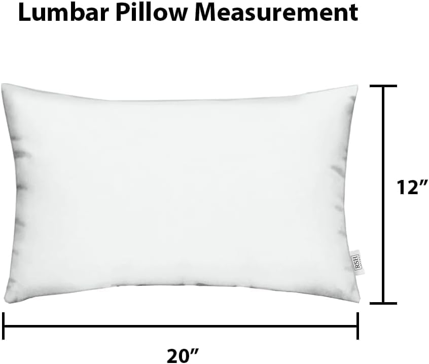 RSH DECOR: 6-Pack Outdoor Pillow Set - All-Weather Spun Fabric, Water & Fade-Resistant - 17