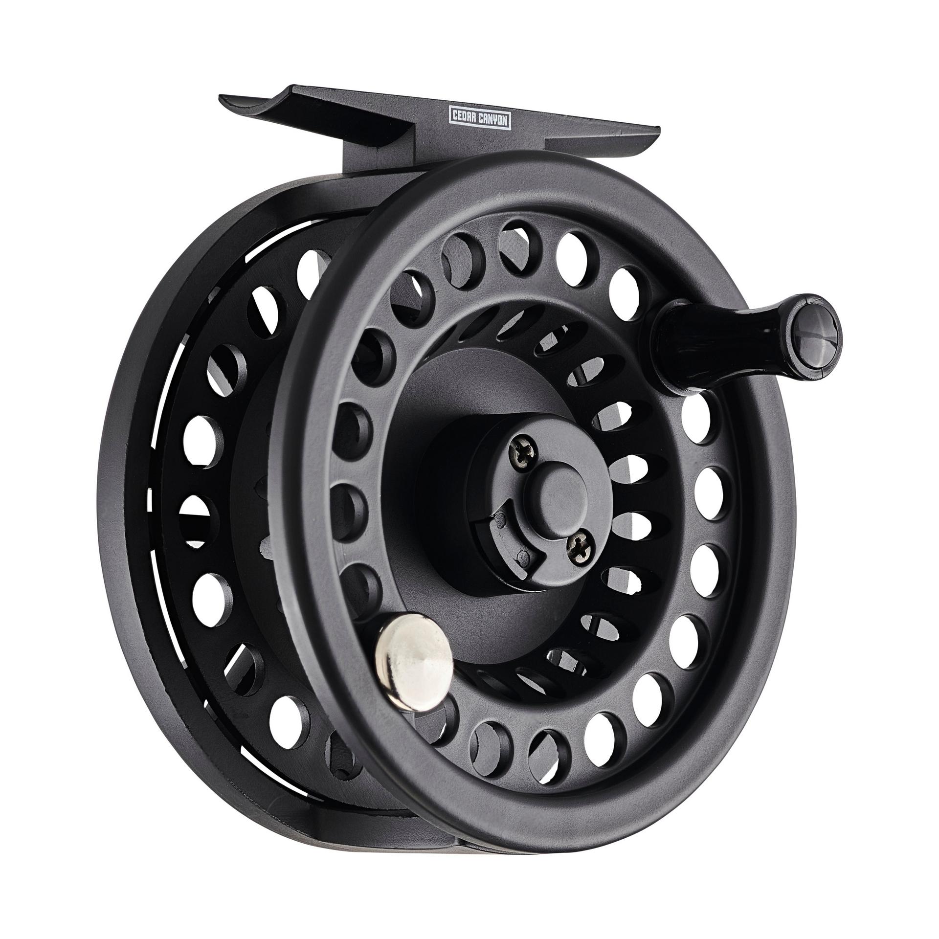 Premium Cedar Canyon™ Fly Fishing Reel - Lightweight & Durable for Freshwater & Saltwater Angling - Perfect for Trout, Bass, and Salmon Fishing Adventures