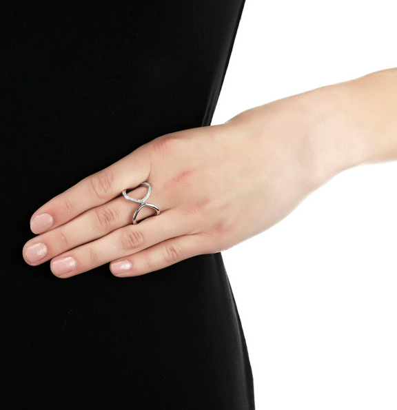 Elegant Silver One-Touch Adjustable Ring for Women - Perfect for Everyday Wear, Gifts & Special Occasions