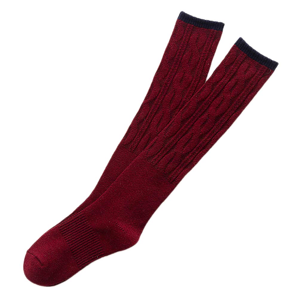 Elifemona Women's Cable Knit Knee High Boot Socks - Warm Wool Leg Warmers for Winter - Perfect for Snow Boots, Hiking & Cold Weather Outfits