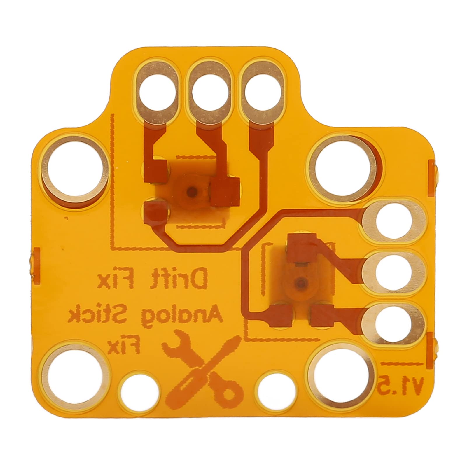 10Pcs Drift Repair Board Kit - Gamepad Joystick 3D Analog Stick Drift Fix Mod for PS4/PS5 Controllers - Gold Replacement Parts for Broken Controller Components - Perfect for Gaming Enthusiasts & DIY Repairs
