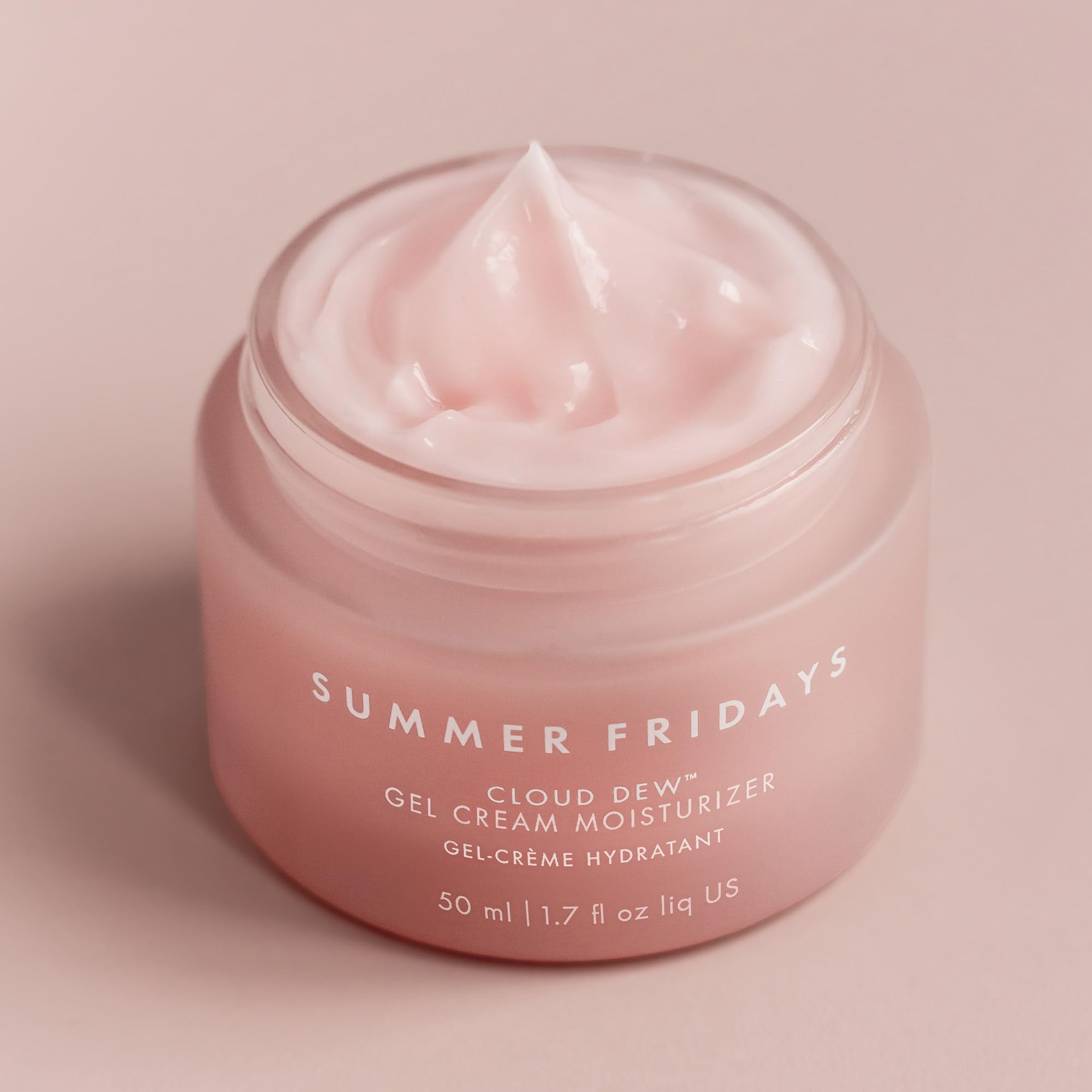 Summer Fridays Cloud Dew Gel Cream Moisturizer - Lightweight Hydrating Face Moisturizer with Hyaluronic Acid & Ceramides for Plumping, Glowing Skin | 1.7 Fl Oz | Perfect for Daily Skincare Routine & Travel-Friendly